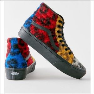 12 - Vans Sk8- Hi Platform Fuzzy Leopard Sneaker